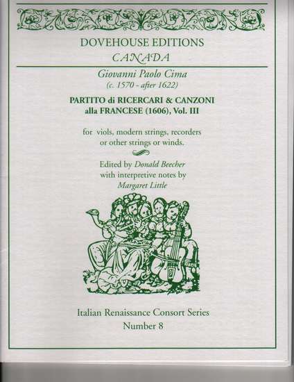 photo of Partito di Ricercari& Canzoni alla Francese, Vol. III