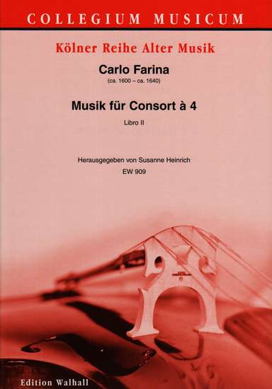 photo of Libro II Music for Consort, Score