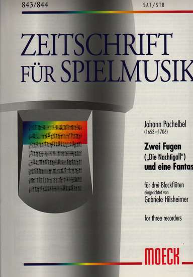 photo of Two Fugues (Die Nachtigall) and one Fantasia