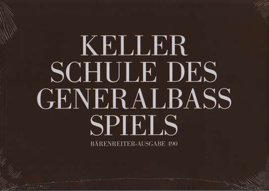 photo of Schule des Generalbass Spiels, German text
