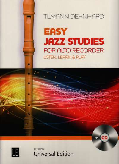photo of Easy Jazz Studies for Alto Recorder, Listen, Learn & Play