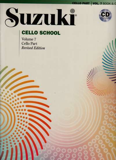 photo of Suzuki Cello School, Vol. 7, Revised Edition 2016, with CD 