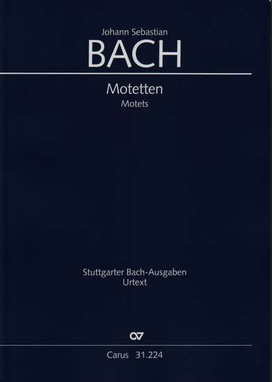 photo of Motets, BWV 225, 226, 227, 228, 229, 230, Anh 159, Ger/Eng score, critical ed.