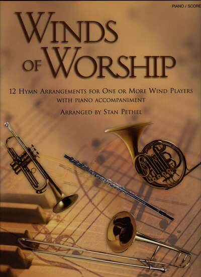 photo of Winds of Worship, Piano Score, 12 Hymn Arrangements for One or more wind players