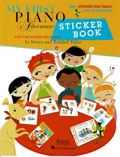 photo of My First Piano Adventures Sticker Book, 300 stickers