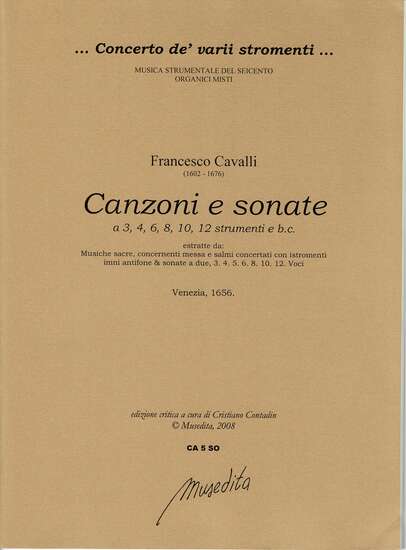 photo of Canzoni e sonate a 3, 4, 6, 8, 10, 12 strumenti e Bc