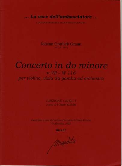 photo of Concerto in do minor, n.VII-W116