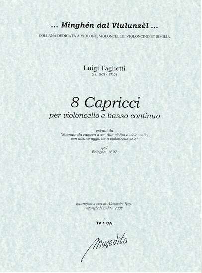 photo of 8 Capricci per violoncello e basso continuo