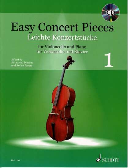 photo of Easy Concert Pieces for Violoncello and Piano, Vol. 1