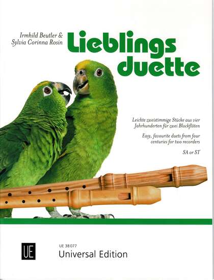 photo of Lieblingsduette, Easy favorite duets from four centuries, Soprano and Alto
