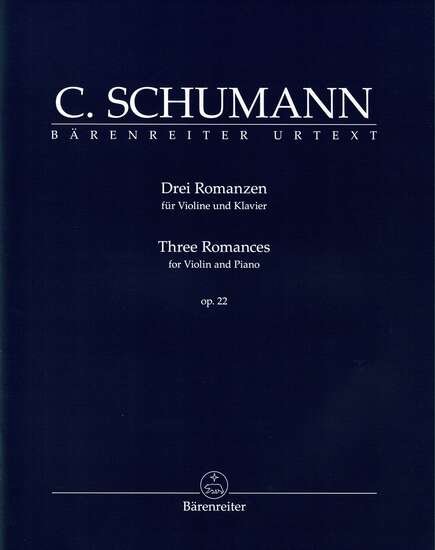 photo of Three Romances for Violin and Piano, Op. 22
