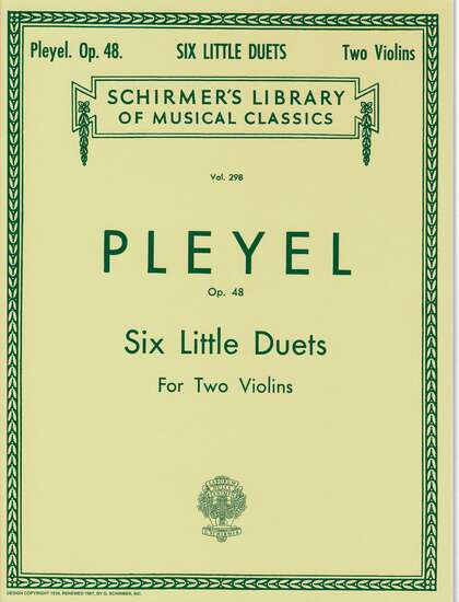 photo of Six Little Duets, Op. 48