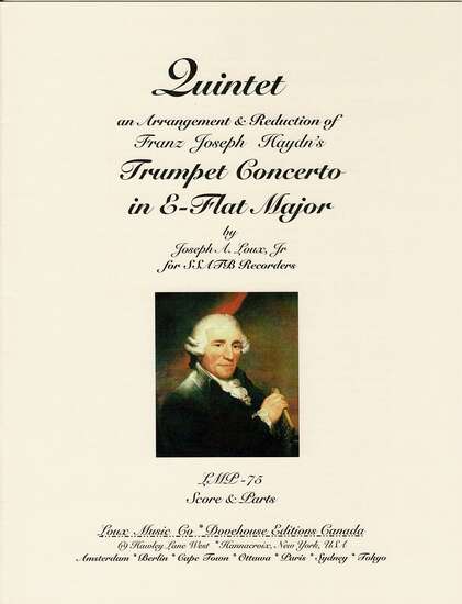 photo of Quintet, Arrangement & Reduction of Trumpet Concerto in E flat Major