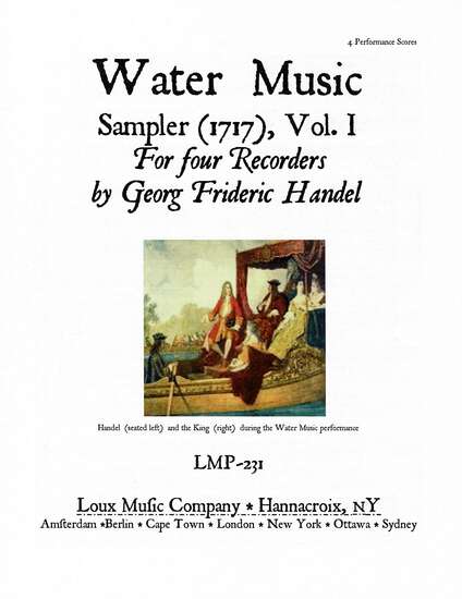 photo of Water Music Sampler (1717), Vol. I