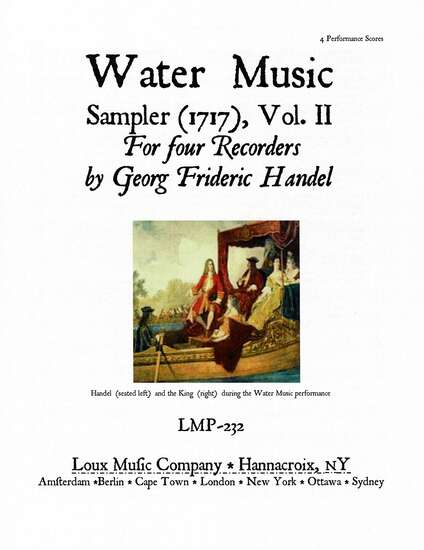 photo of Water Music Sampler (1717), Vol. II
