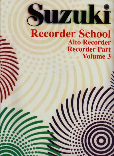 photo of Suzuki Recorder School, Vol. 3 Alto