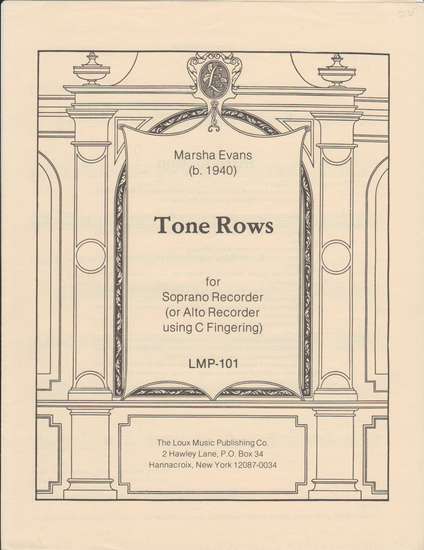 photo of Tone Rows