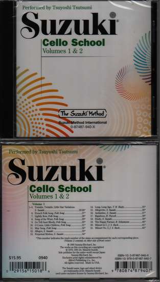 photo of Suzuki Cello School, Vol. 1-2, CD
