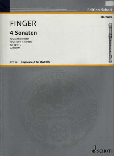 photo of Four Sonatas, Op. 2