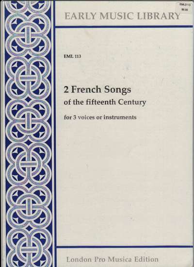 photo of 2 French Songs of the fifteenth century