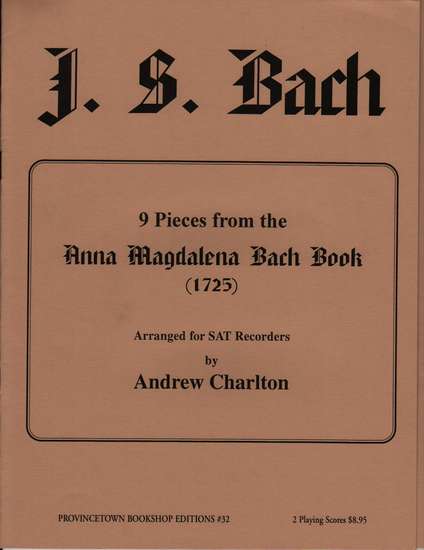 photo of 9 Pieces from the Anna Magdalena Bach Book