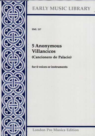 photo of 5 Anonymous Villancicos (Cancionero de Palacio)