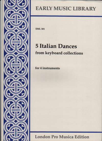 photo of 5 Italian Dances from keyboard collections