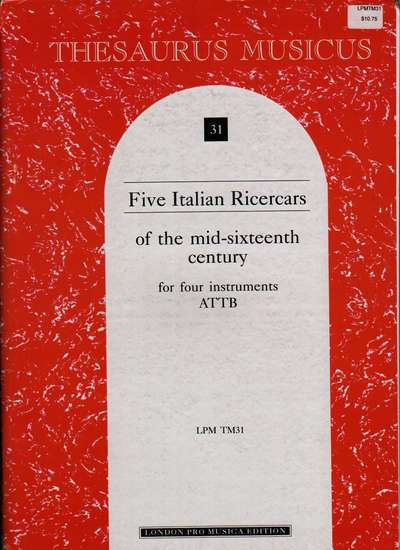 photo of Five Italian Ricercars