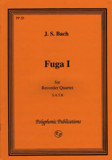 photo of Fuga I, from The Well-Tempered Clavier vol. I
