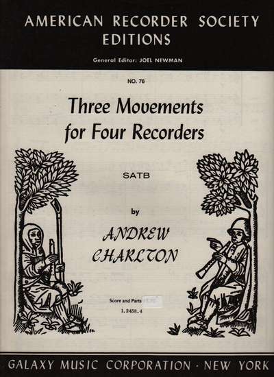 photo of 3 Movements for 4 Recorders