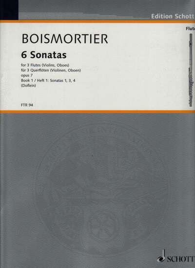 photo of Sechs Sonaten, Band I, Sonata I, IV, III