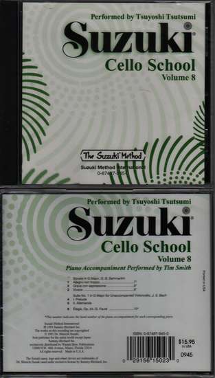 photo of Suzuki Cello School, Vol. 8, Tsutsumi, CD