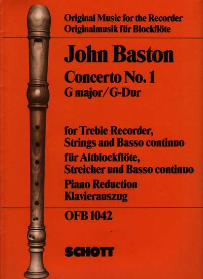 photo of Concerto No. 1, G Major, Piano reduction
