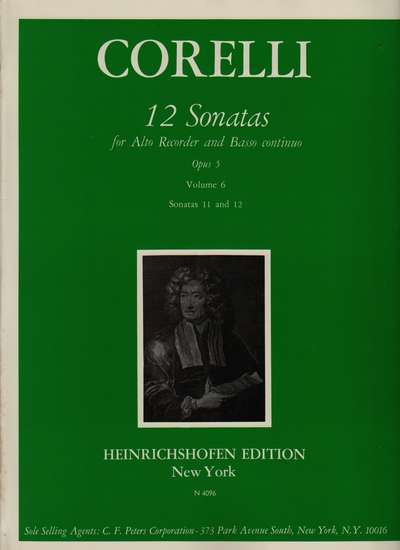 photo of 12 Sonatas, Opus 5, Vol. VI, No. 11-12