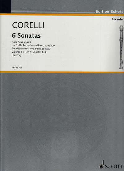 photo of Six Sonatas from Opus 5, Vol. I (No. 9, 10, 7)