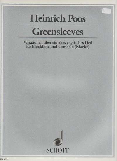 photo of Greensleeves, Variations (1970)