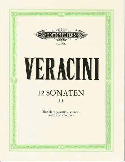 photo of 12 Sonaten, Vol. III