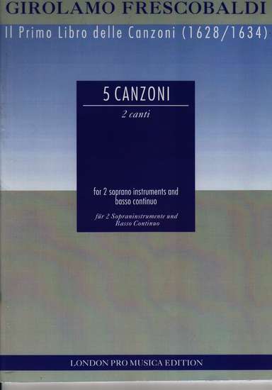 photo of Il Primo Libro Delle Canzoni, Five Canzoni