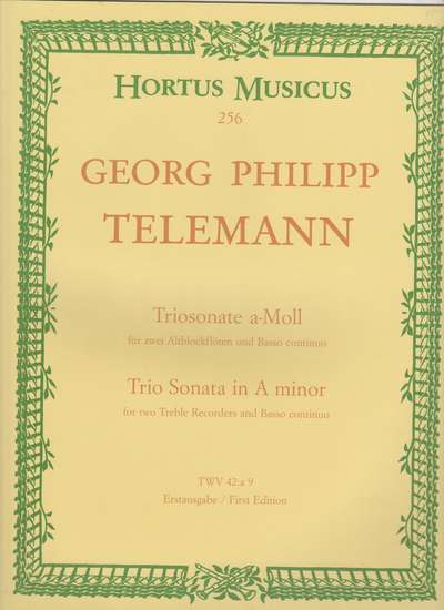 photo of Trio Sonata in a minor, TWV 42:a9