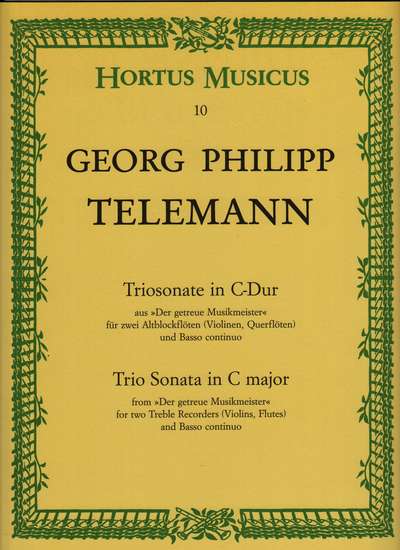 photo of Triosonata in C major from Der getreue MusikmeisterTWV 42:C1