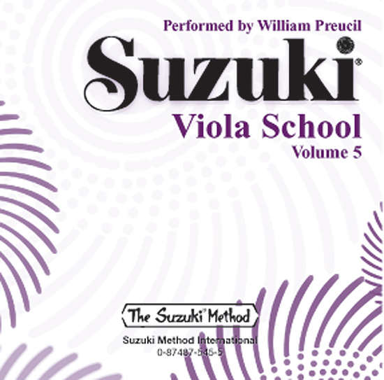 photo of Suzuki Viola School, Vol. 5, Preucil, CD