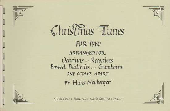 photo of Christmas Tunes for Two (Ocarinas, Recorders, Crumhorns)