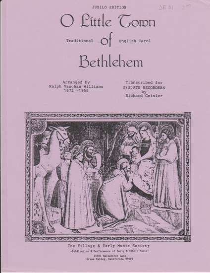 photo of O Little Town of Bethlehem