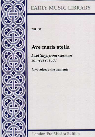 photo of Ave maris stella, 5 settings from German sources