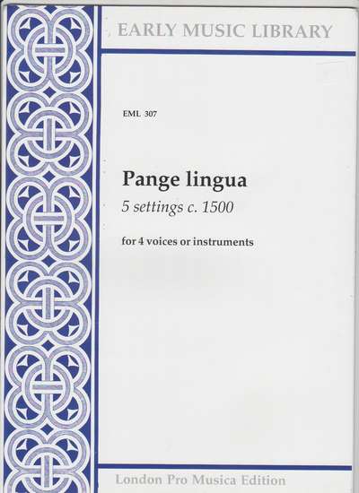 photo of Pange lingua, 5 settings