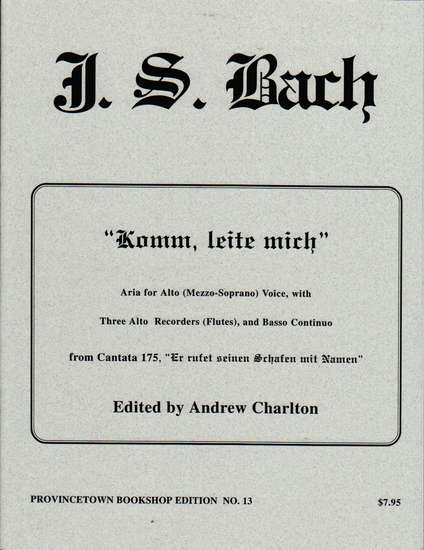 photo of Komm, leite mich from Cantata 175