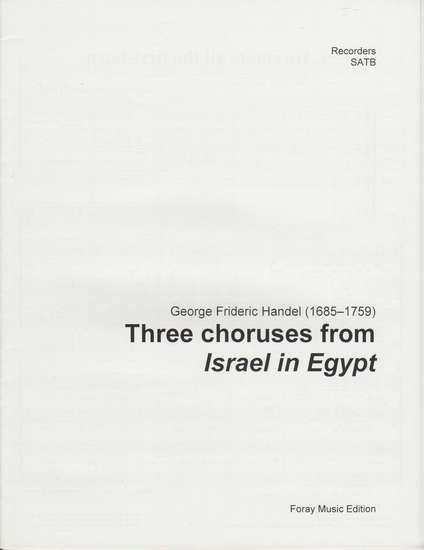 photo of Three choruses from Israel in Egypt