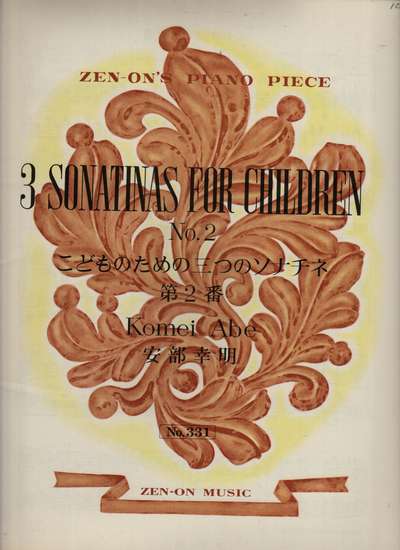 photo of 3 Sonatinas for Children, No. 2