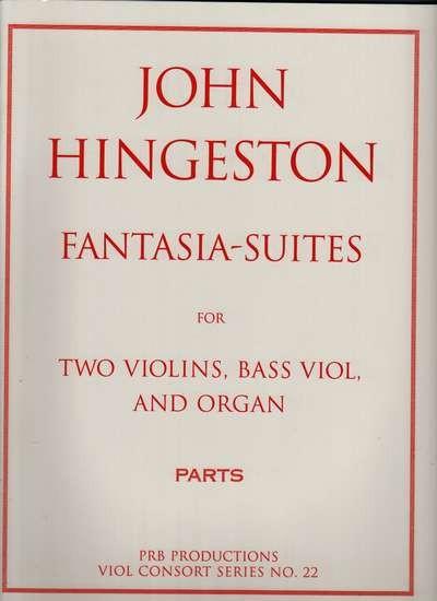 photo of Fantasia Suites for Two Violins, Bass Viol, and Organ