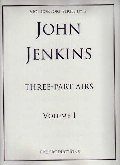 photo of Three-Part Airs, Volume I, Airs in G major and e minor